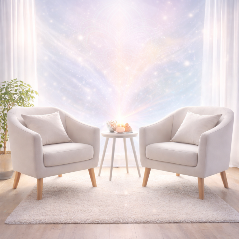 Therapie Bad Ems Eine Person in einem Steinlabyrinth am Meer steht nahe einer Felsenküste.